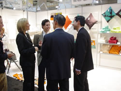 A view of our exhibition at the New York Home Textiles Show